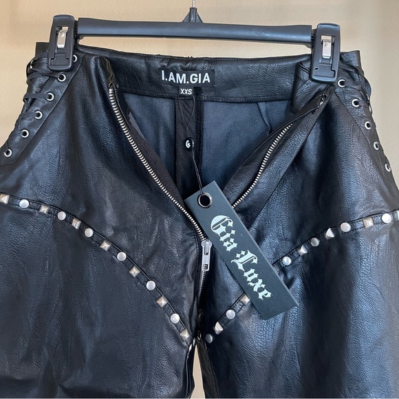IAMGIA Luther Chap Pant in color black, size xxs. NWT - Picture 5 of 8